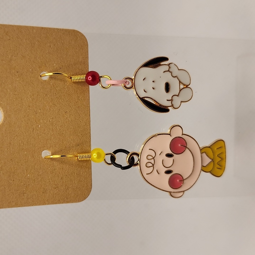 Charlie Brown & Snoopy Earrings